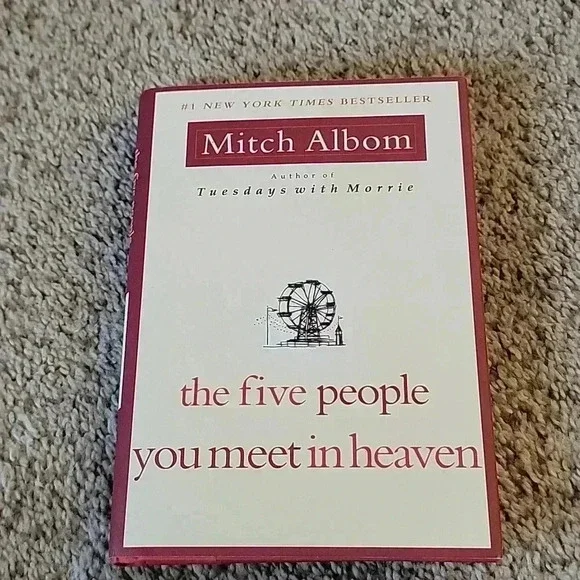 The Five People You Meet In Heaven Mitch Albom First Edition Hardcover NEW - Picture 5 of 5